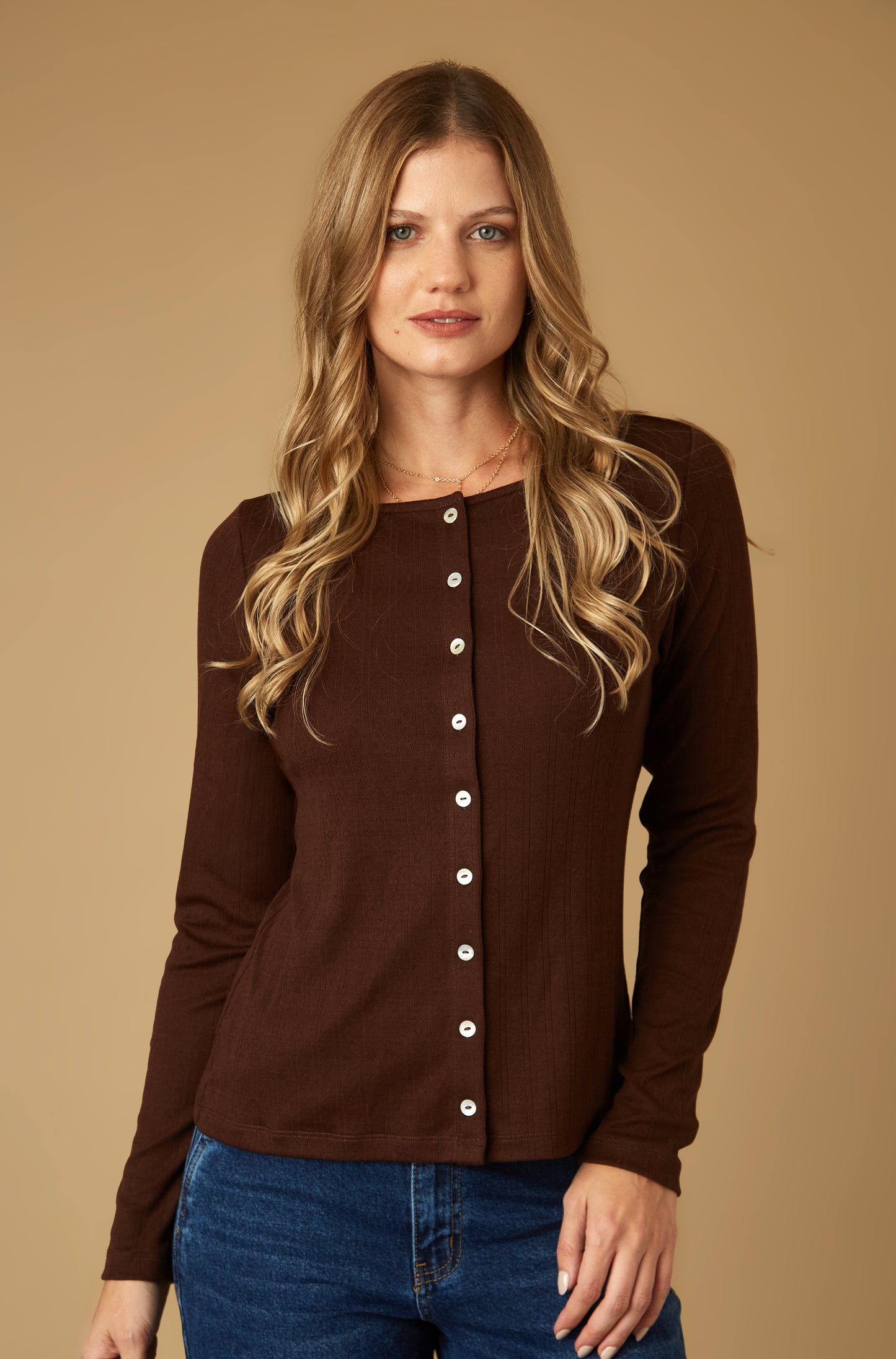Polo Main Marron