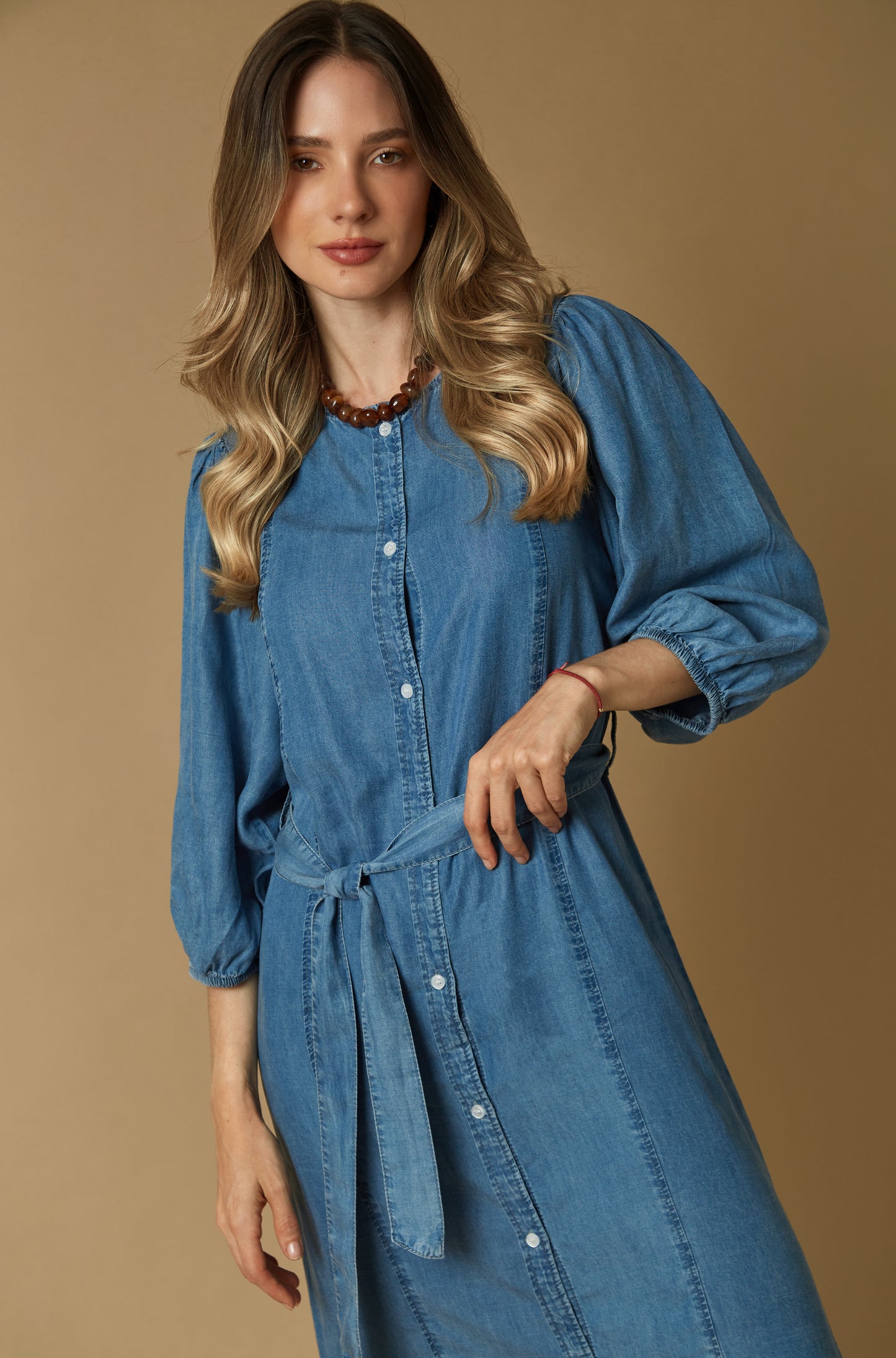 Vestido Garden Celeste