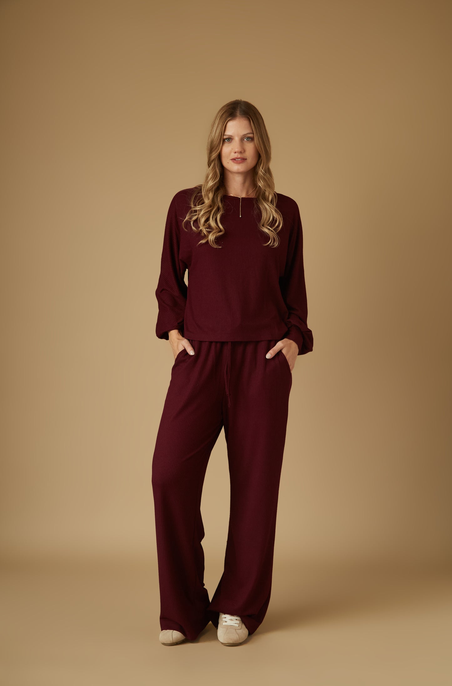 Pantalon Becker Guinda