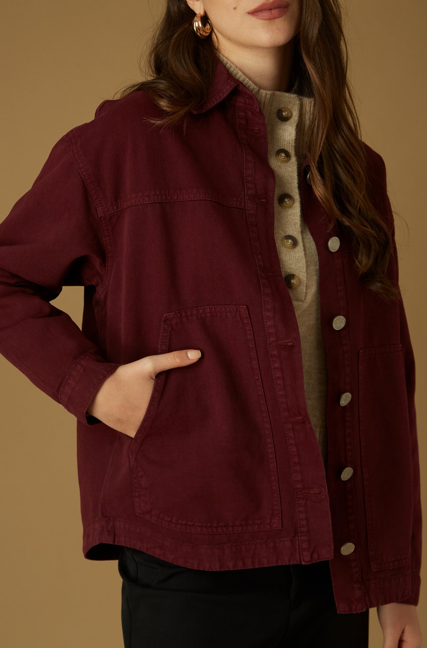 Casaca Cherry Guinda