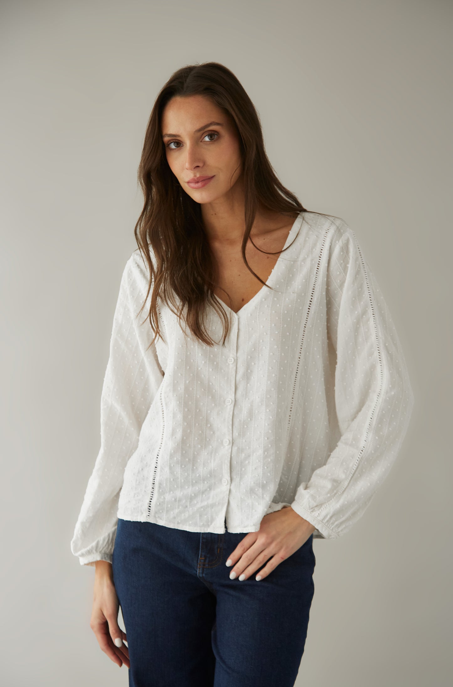 Blusa Daisy Off White