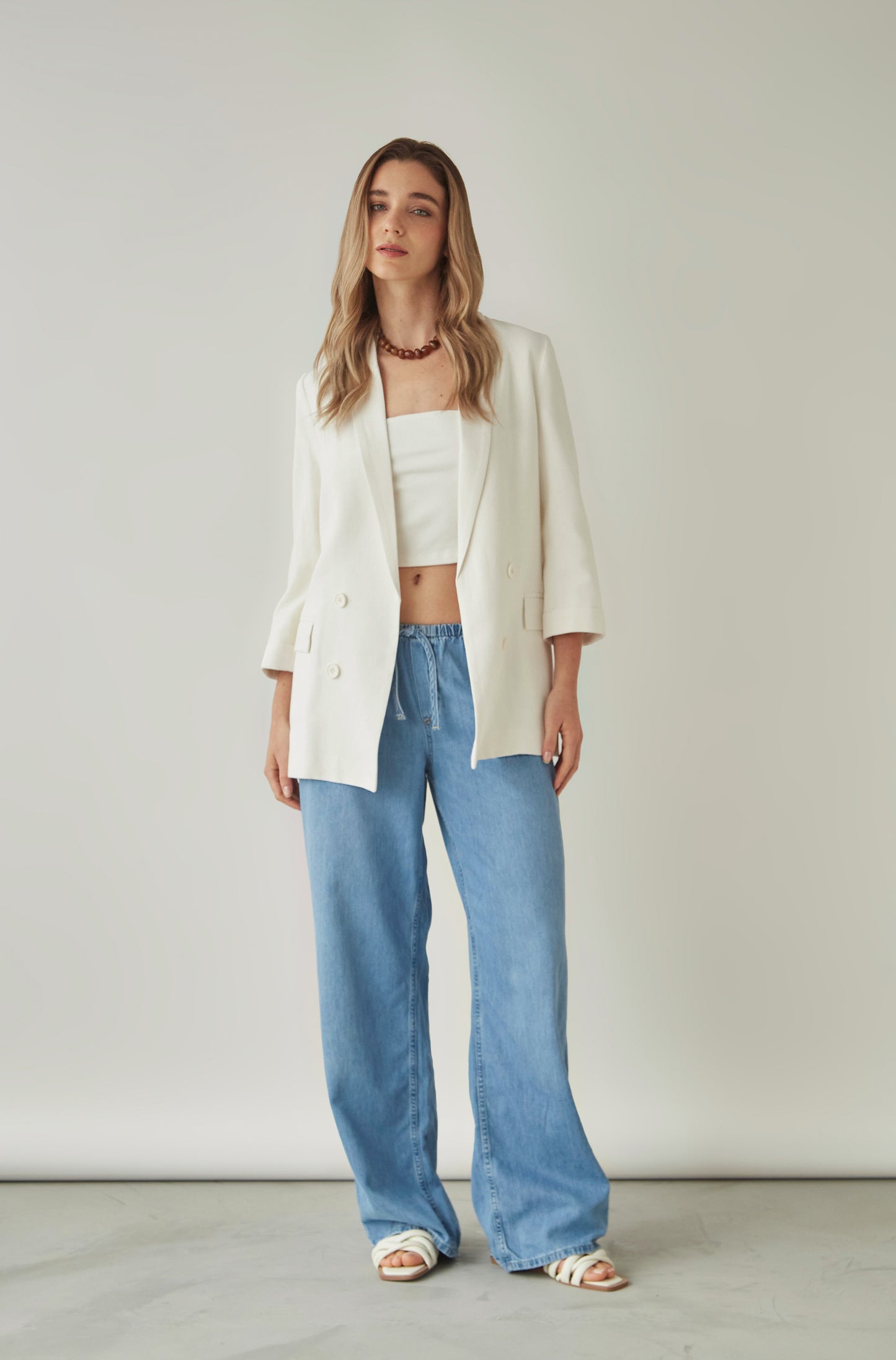 Blazer Piper Off White