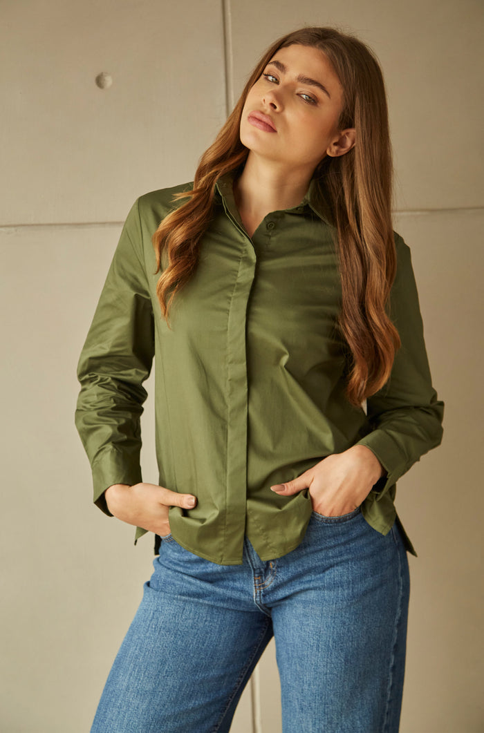 Blusa Penelope Verde Militar