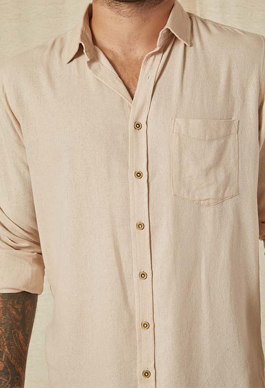 Camisa Luke Beige