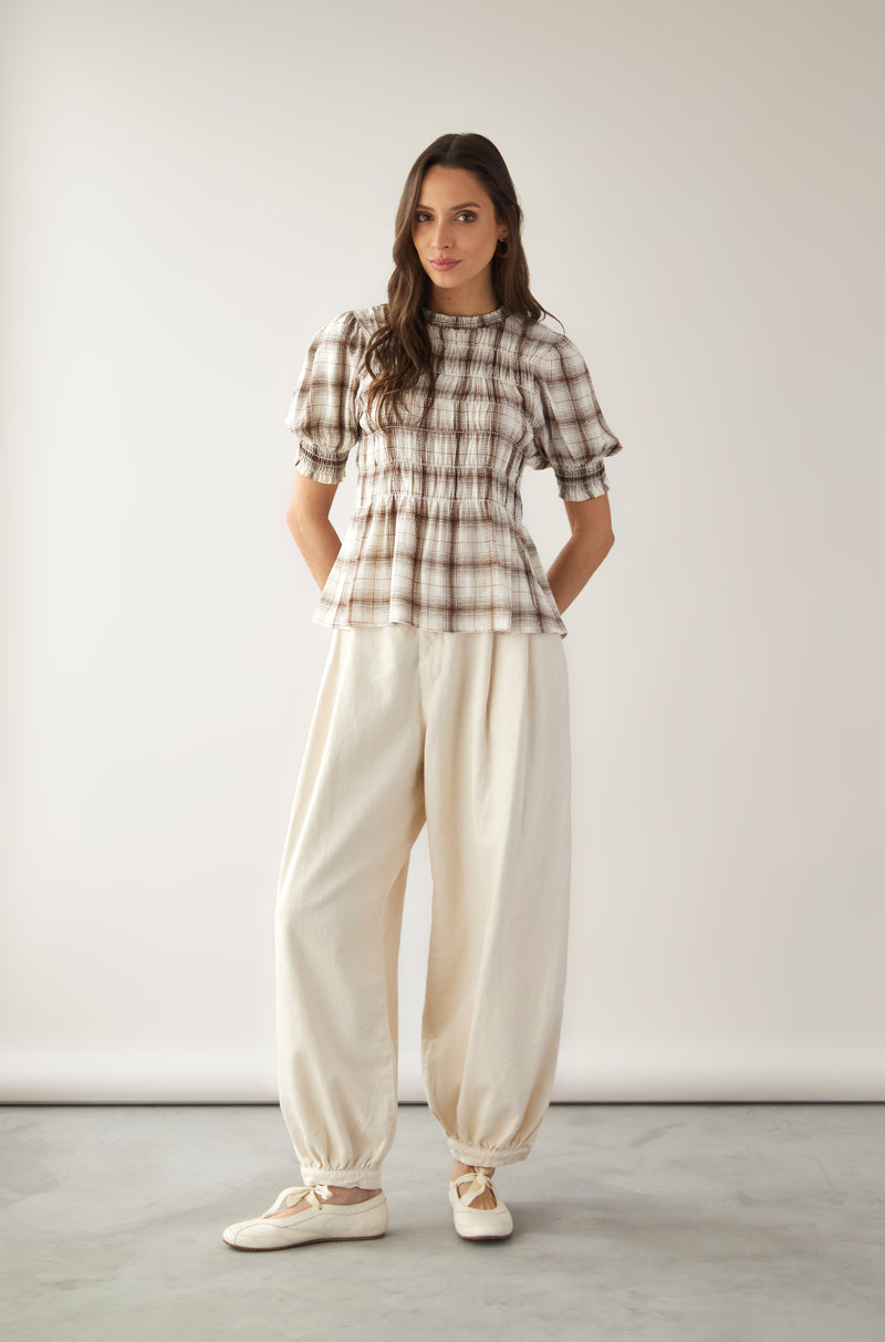 Blusa Isla Marron