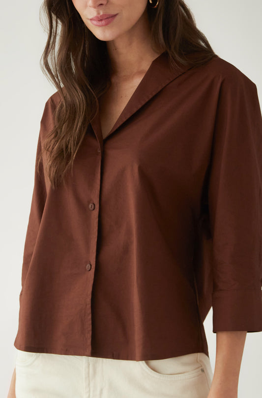 Blusa Namora Marron — fotografía 2 del producto.