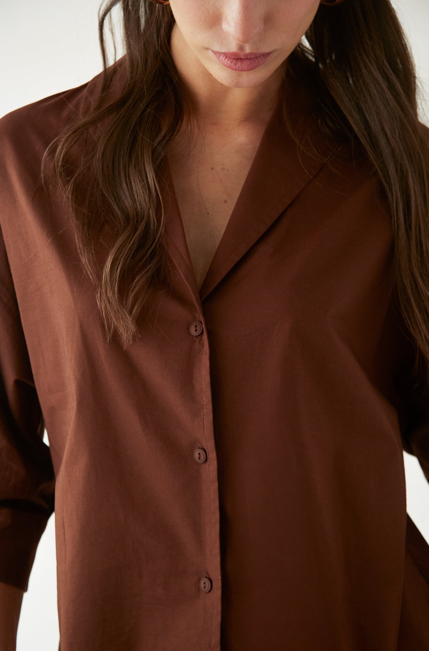 Blusa Namora Marron — fotografía 3 del producto.
