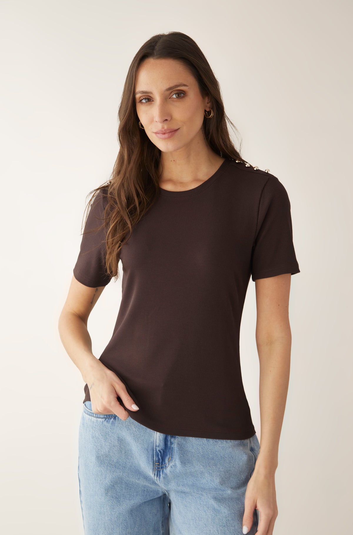 Polo Costa Marron — fotografía 1 del producto.