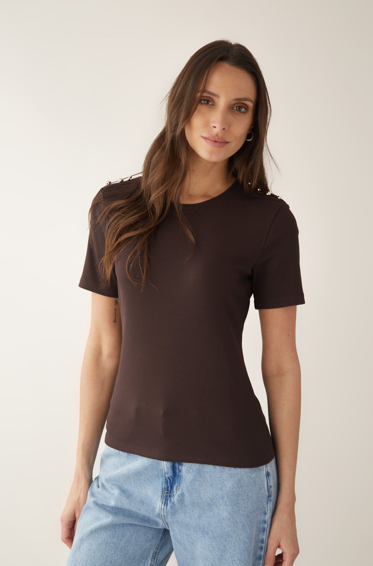 Polo Costa Marron — fotografía 3 del producto.