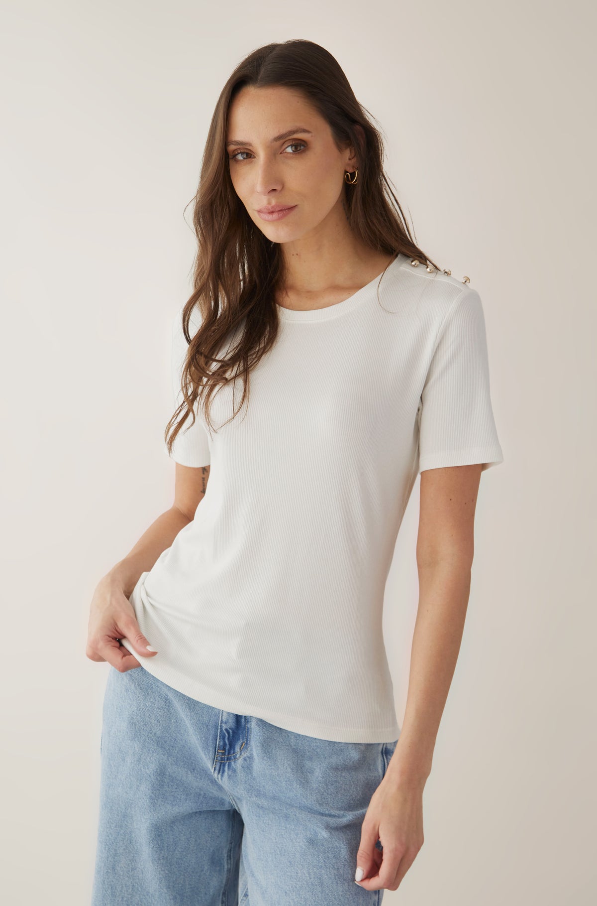 Polo Costa Off White — fotografía 3 del producto.