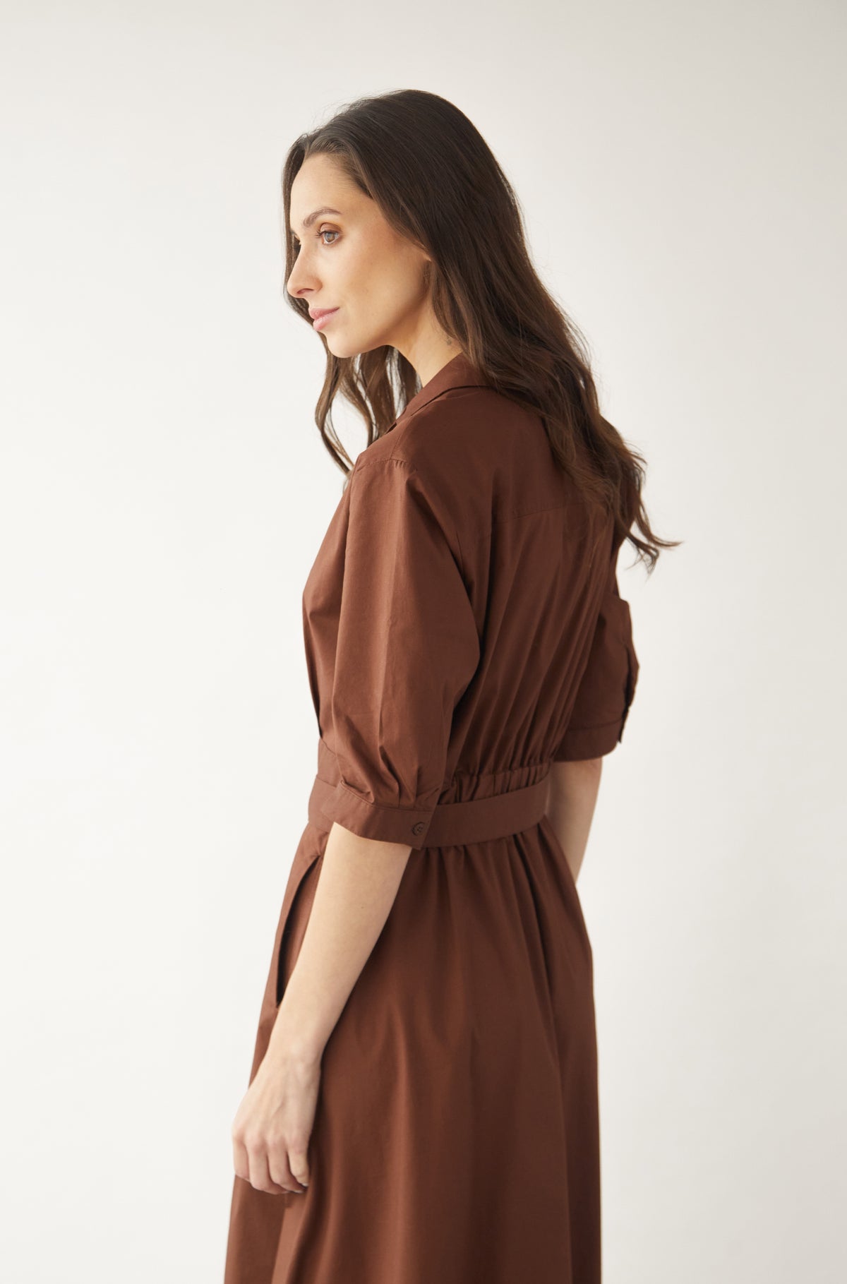 Vestido Kelly Marron — fotografía 4 del producto.